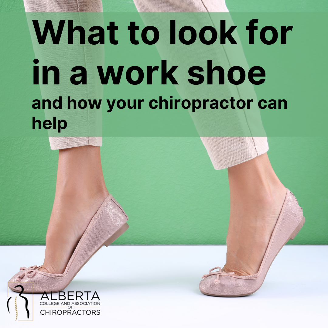 What to look for in a work shoe and how your chiropractor can help